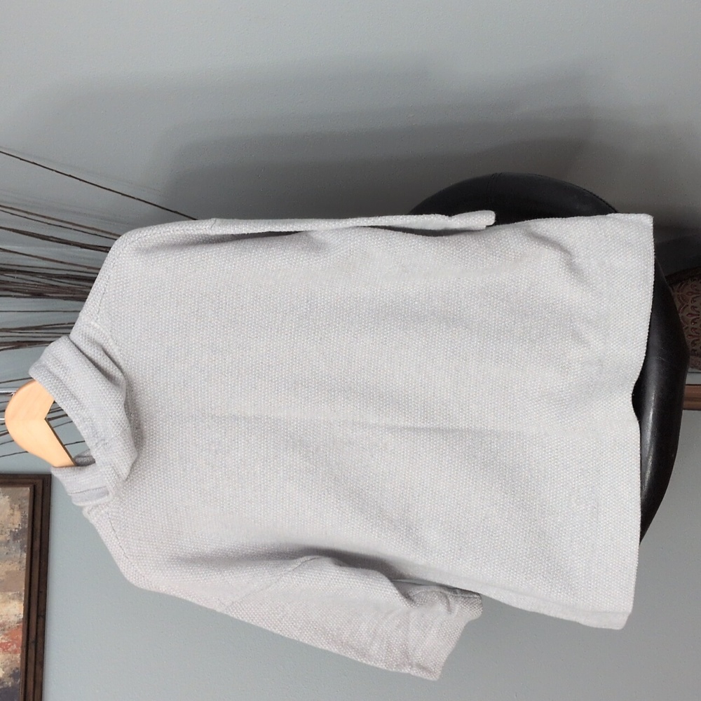 J Jill's Gray Ribbed Pullover - Picture 3 of 4